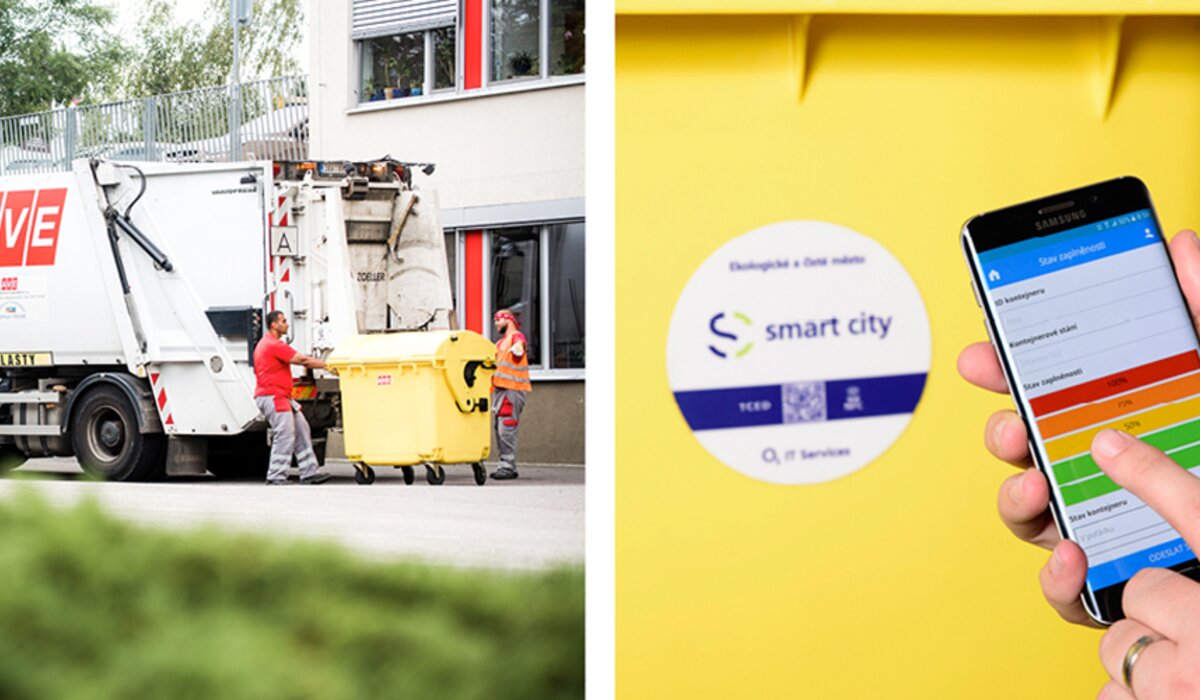 Die smart-TEC Mülltonne macht Container intelligent | © RATHGEBER GmbH & Co. KG